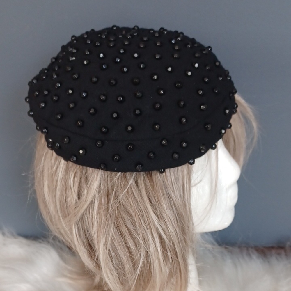 Vintage Marshall  Fields studded beret